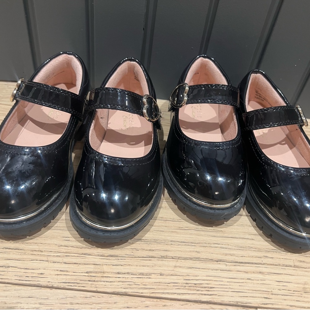 Black Patent Leather Toddler Shoes